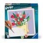 Ravensburger - CreArt pictura pe numere pentru adulti buchet de lalele Ravensburger - 1